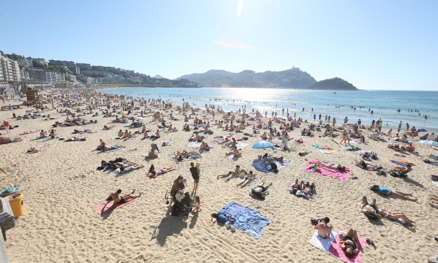 Playas a rebosar