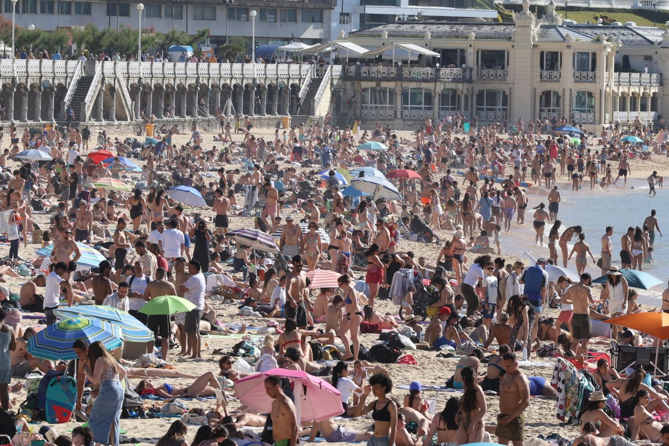 Playas a rebosar