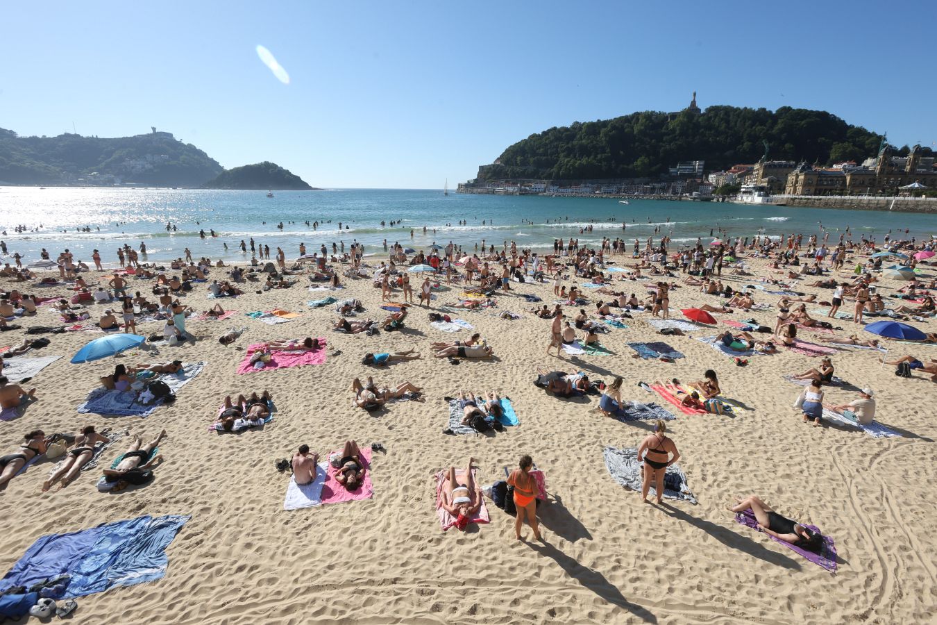Playas a rebosar