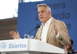 El presidente del PP, Javier de Andrés.