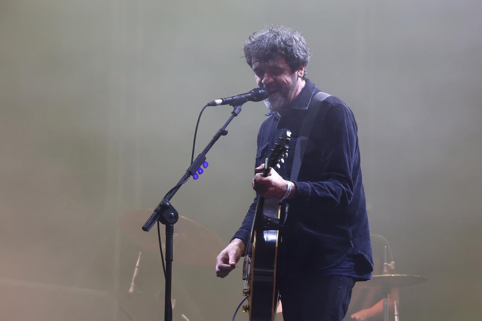 Gorka Urbizu en su concierto ofrecido en el festival Miramar Gauak este pasado fin de semana.