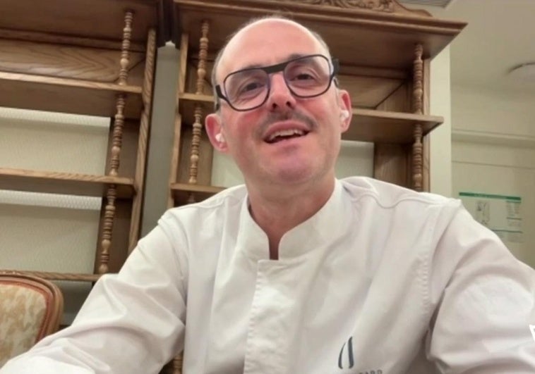 Iñigo Lavado. Cocinero