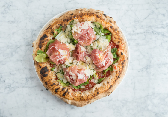 Una de las pizzas de Demaio.