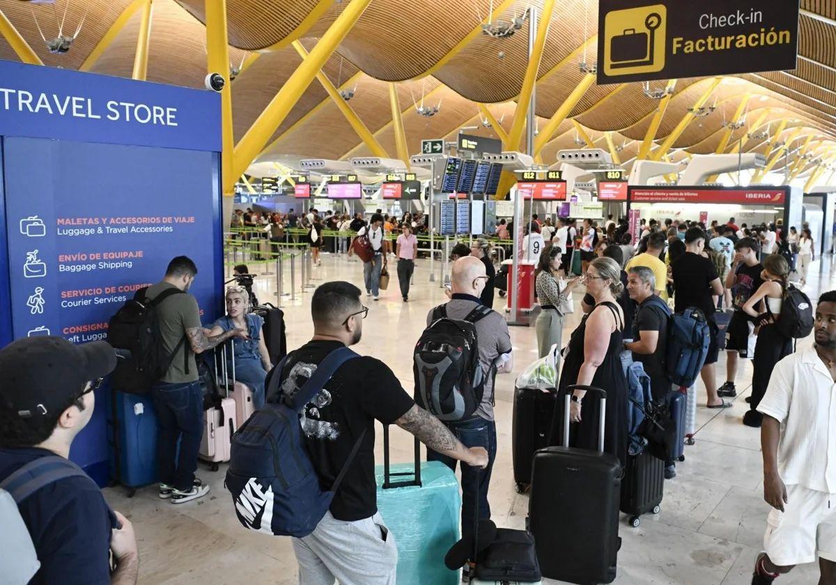 Aeropuerto de Barajas.