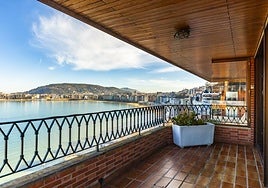 Las viviendas de Miraconcha están muy cotizadas por su buena ubicación frente al marco incomparable de San Sebastián.