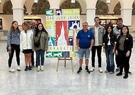Presentación de las fiestas este miércoles en el claustro de Kulturate.
