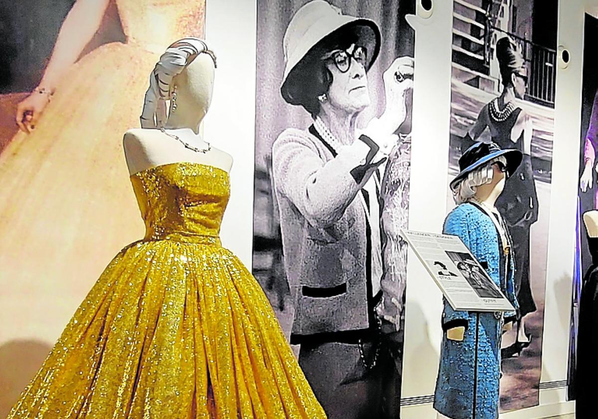 El llamativo vestido de Eva Perón junto a la sobriedad del Coco Chanel.