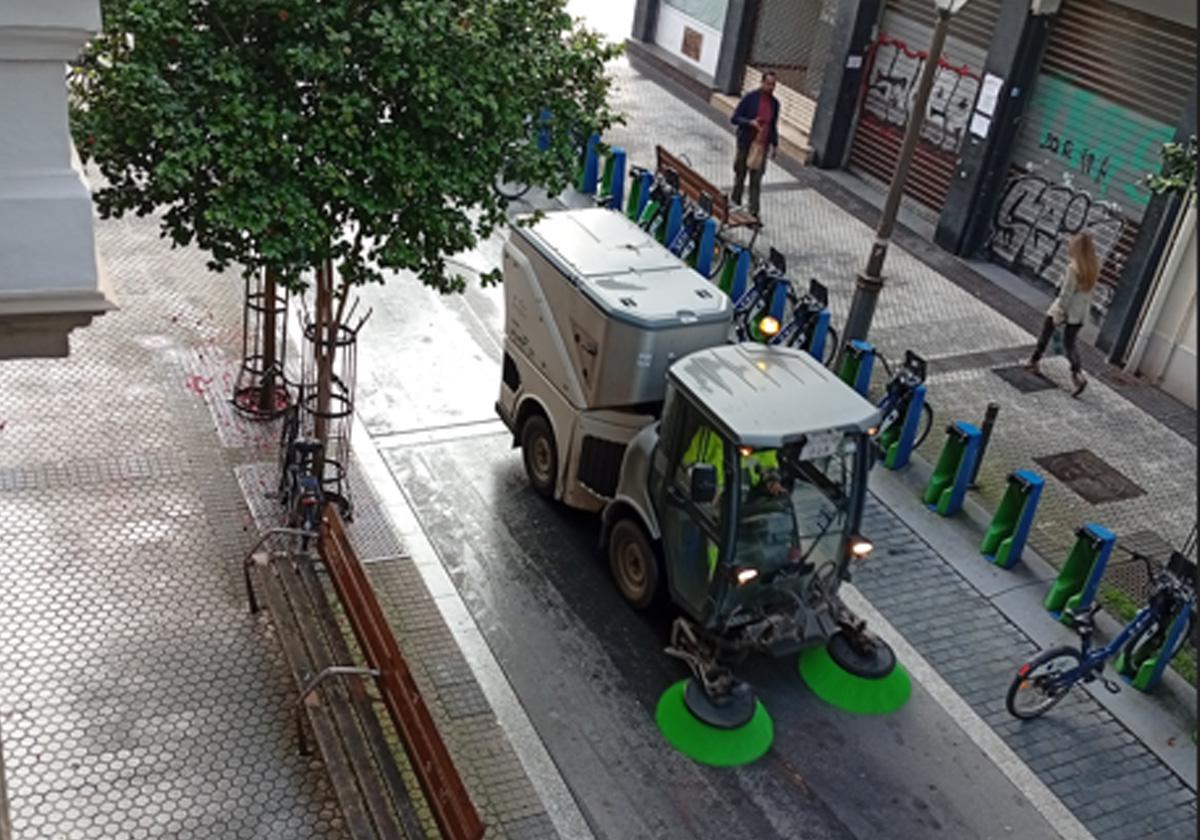 La barredora despertador