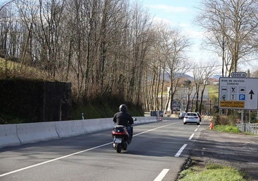 Fallece un motorista de 54 años en un accidente en la GI-636 en Lezo