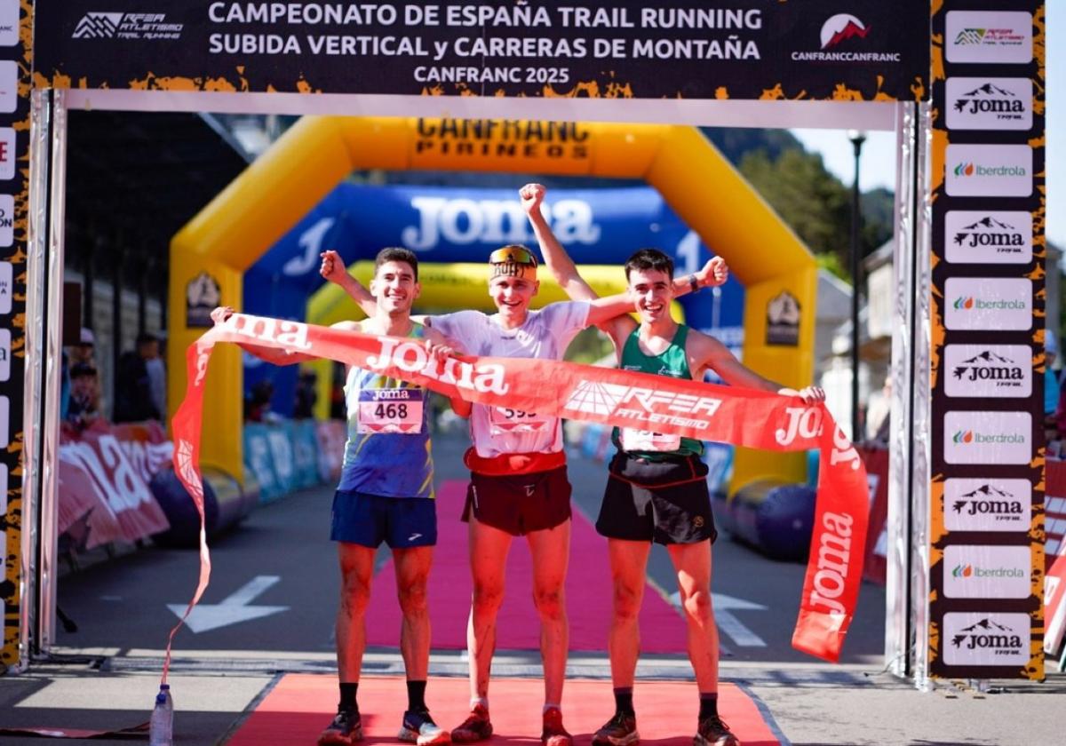 El antzuolarra Ibai Larrea, tercero en el Campeonato de España