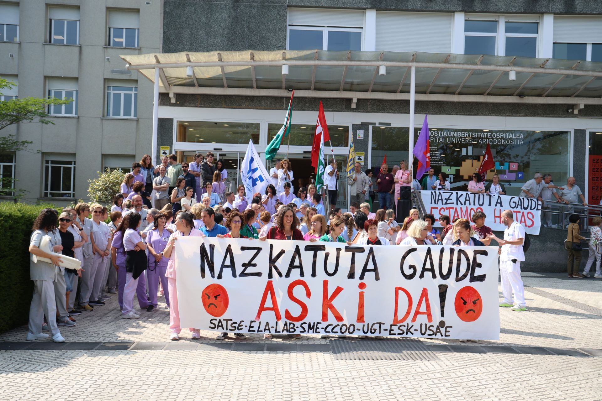 Los trabajadores de Osakidetza denuncian «el caos» de los procesos de selección