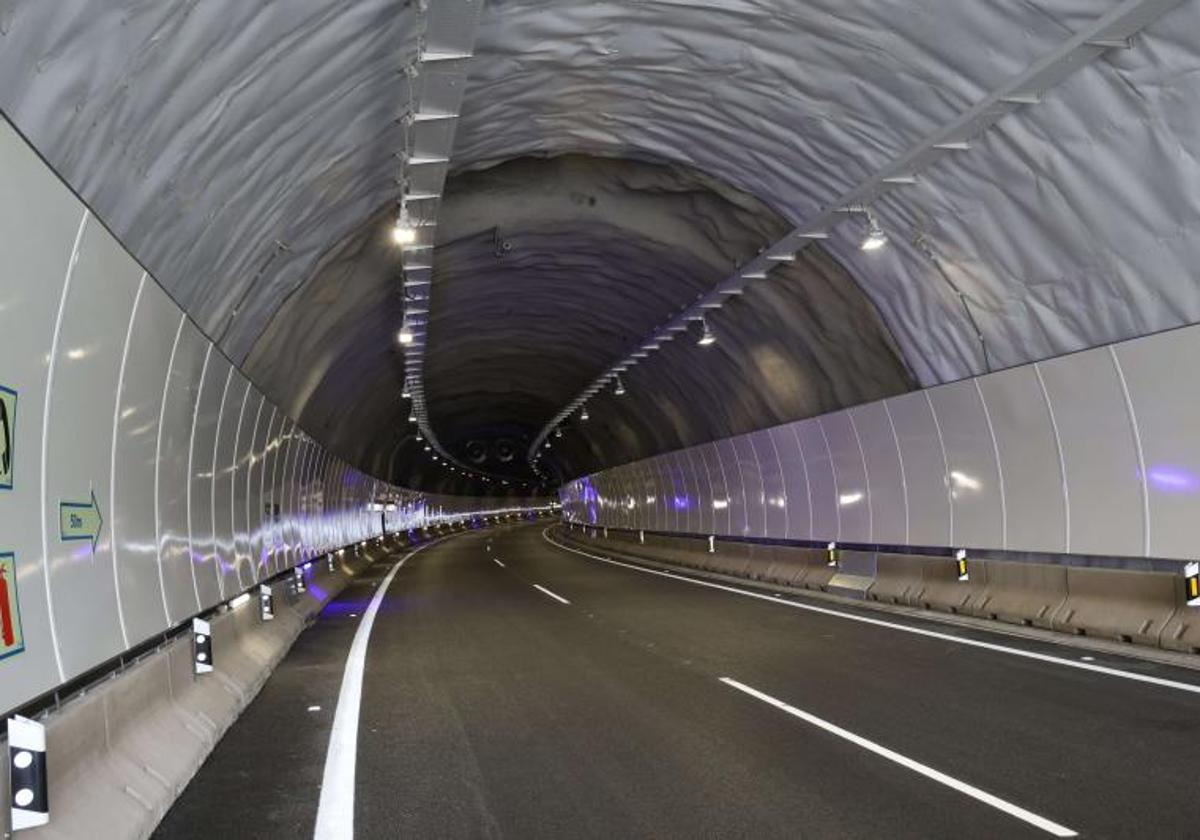 Vista del renovado túnel de Gorosmendi