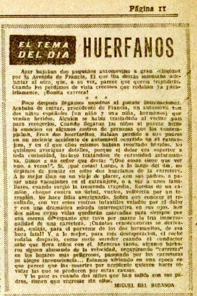 Artículo publicado en DV el 11 de junio de 1960.