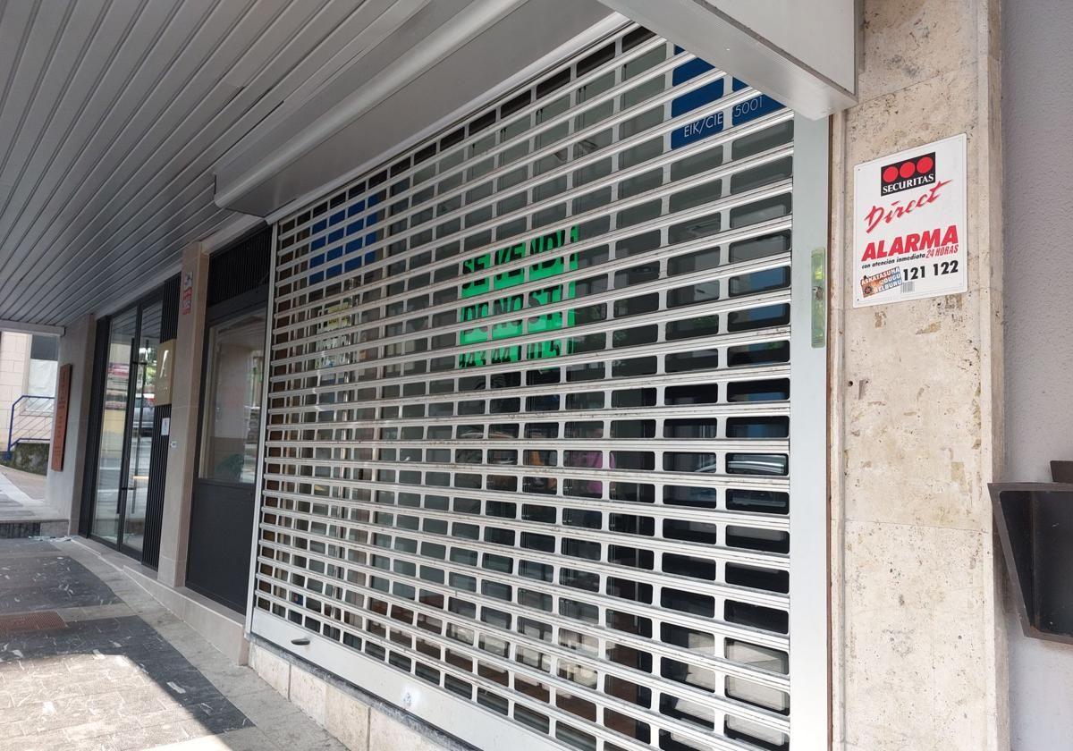 El local permanece completamente cerrado