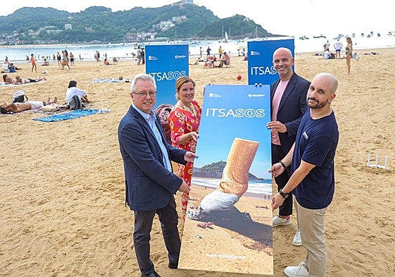 La tasa de reciclaje en las playas de Donostia sube al 55%
