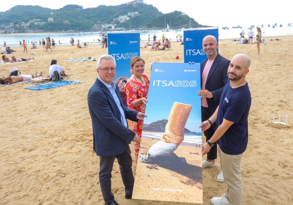 La tasa de reciclaje en las playas de Donostia sube al 55%