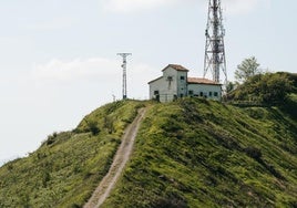 La cima del monte Galdaramiño, a 669 metros de alto.