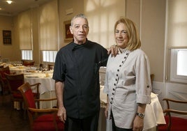 Tomás y Esher, responsables del restaurante Alameda de Fuenmayor.