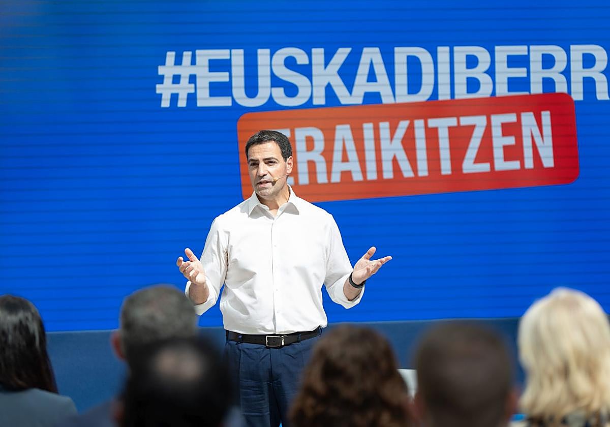 El lehendakari Imanol Pradales en el balance de su primer año de legislatura.