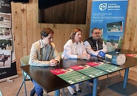 Roberto Ramajo, Itziar Urtizberea y José Antonio Niño presentaron el evento de este fin de semana.