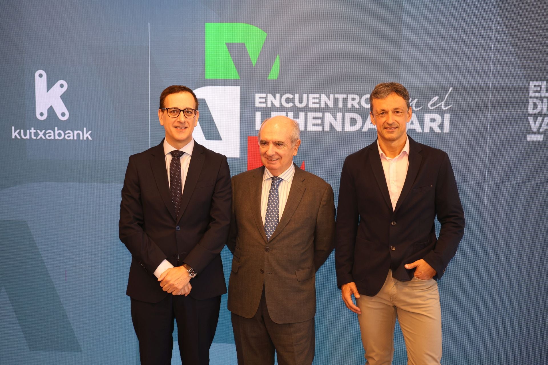 José Manuel Barrutia, Joseba Inchaurraga y Jon Ander Castellón de Ayesa.