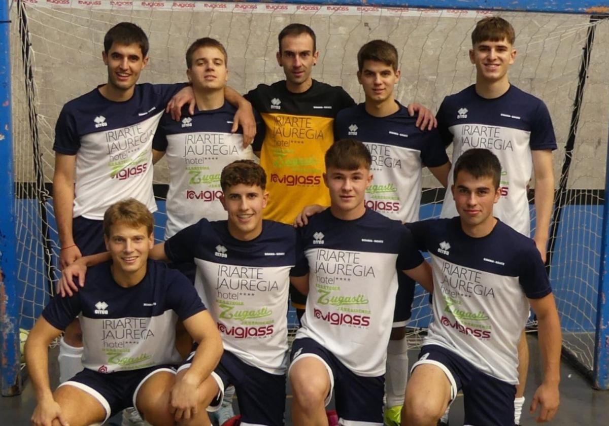 Bidania-Goiatz taldeak irabazi zuen Herri Txikietako Areto Futboleko A kopa.