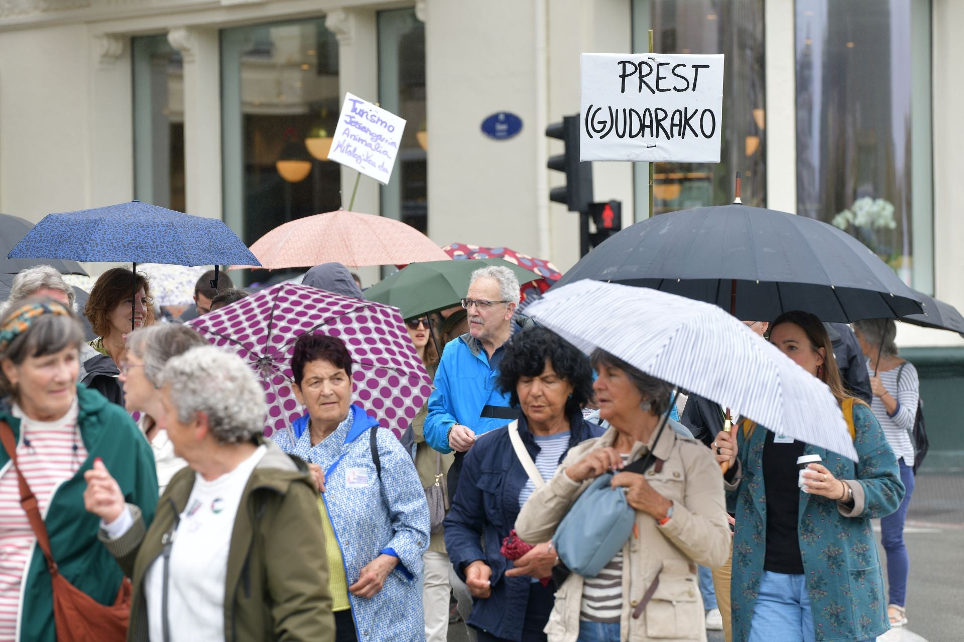 Manifestación en San Sebastián contra la «turistificación»