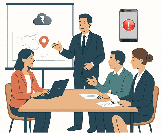 Un desprendimiento de tierras provocado por las fuertes lluvias en Berrobi.