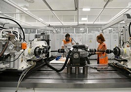 Trabajadores de una empresa guipuzcoana