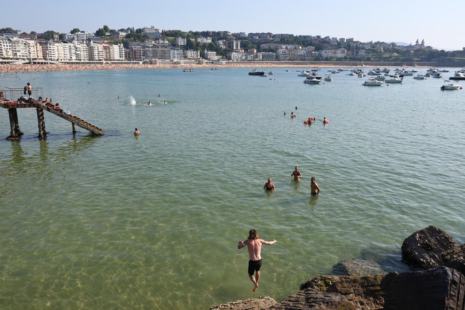Primera ola de calor en Gipuzkoa