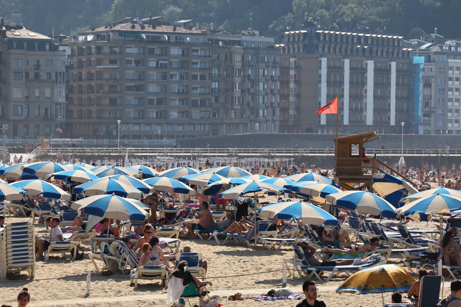 Primera ola de calor en Gipuzkoa