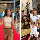 Patricia Fernández, divulgadora de la UE y a la derecha, la influencer del mismo nombre de moda y 'lifestyle'.