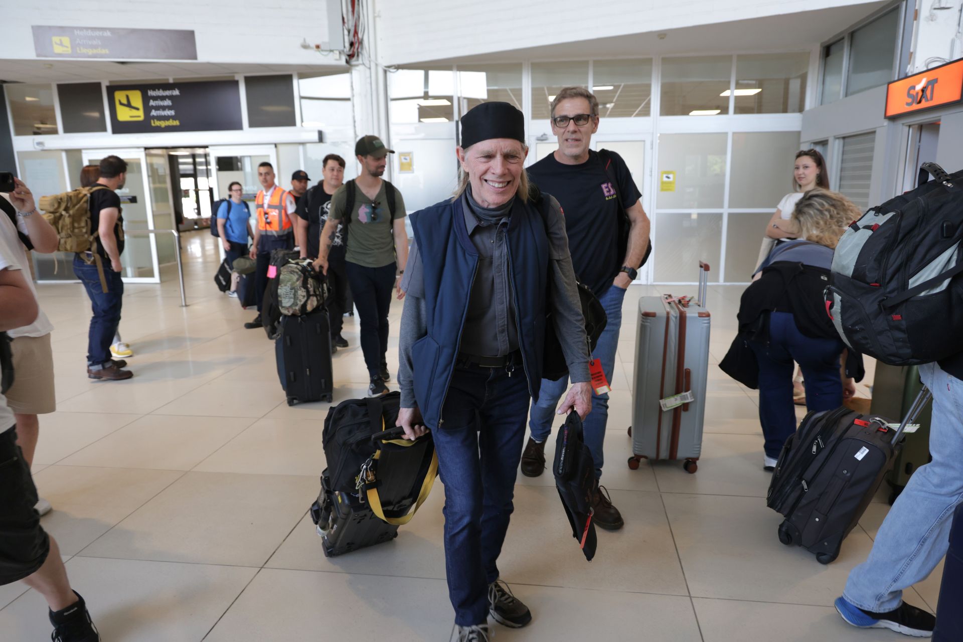 El staff del &#039;boss&#039; aterriza en Donostia