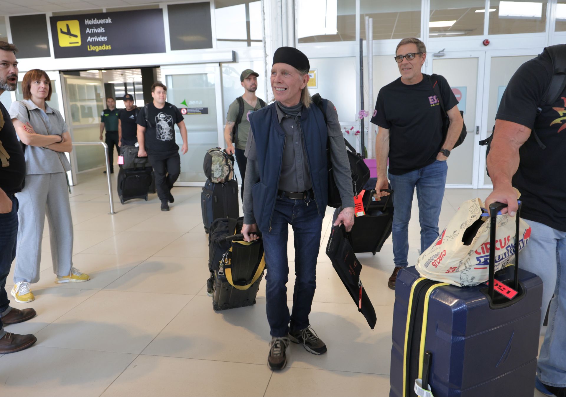 El staff del &#039;boss&#039; aterriza en Donostia
