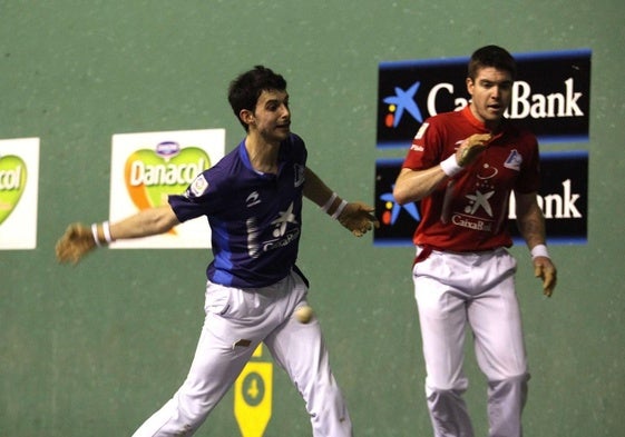 Jokin Altuna e Iker Irribarria fueron rivales en Urrestilla en el festival de 2016.