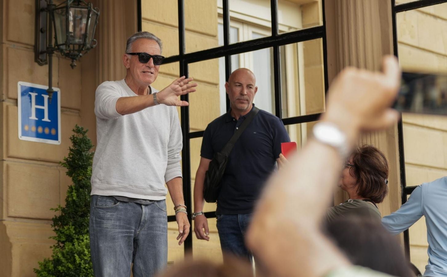 La llegada de Bruce Springsteen a San Sebastián