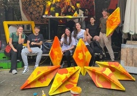 Miembros del proyecto Lora Sound en el taller.