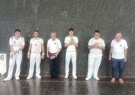 Orbegozo-Albeniz, a la izquierda, superaron en la segunda semifinal a Iglesias-Elorz.