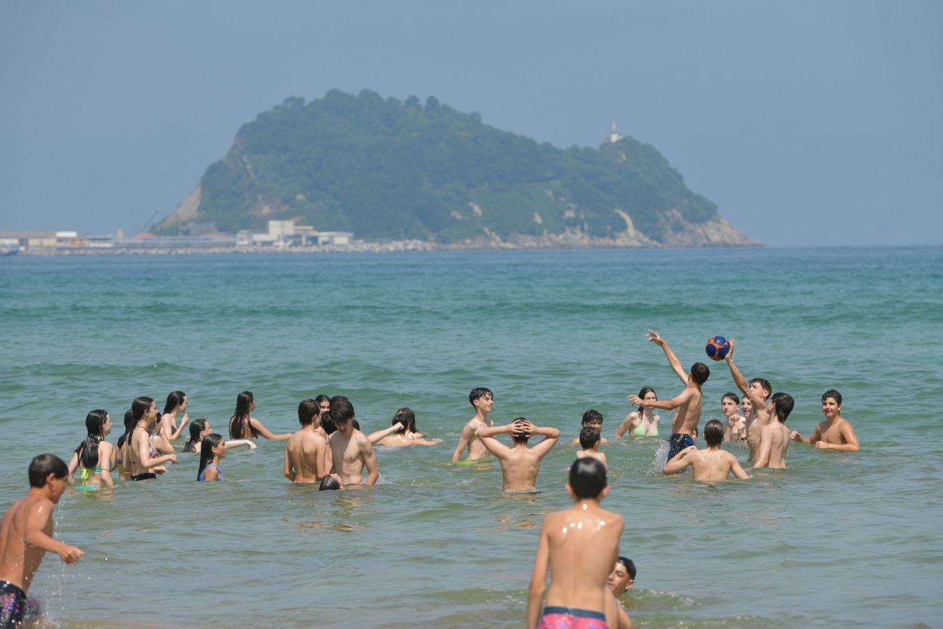 Luchando contra el calor en Gipúzkoa