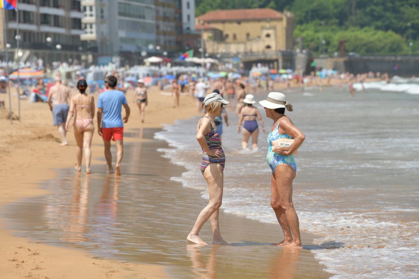 Luchando contra el calor en Gipúzkoa