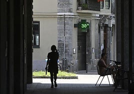 Mercurio a 30 grados estos días en el interior de Gipuzkoa.