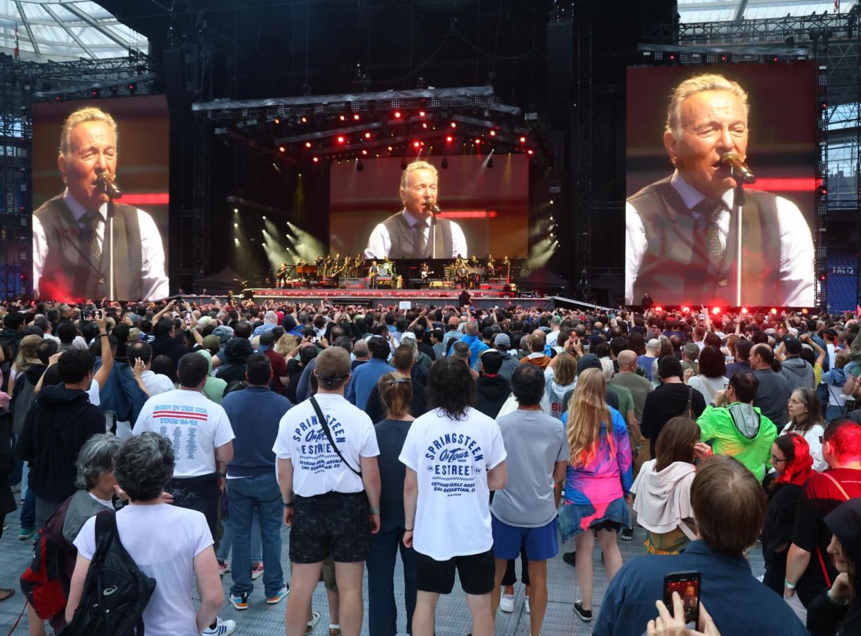 Anoeta se rinde al show de Bruce Springsteen