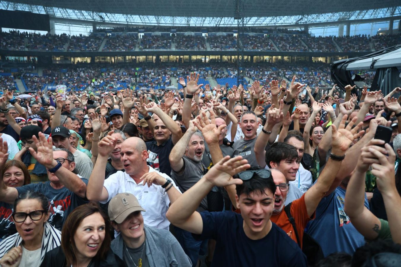 Anoeta se rinde al show de Bruce Springsteen