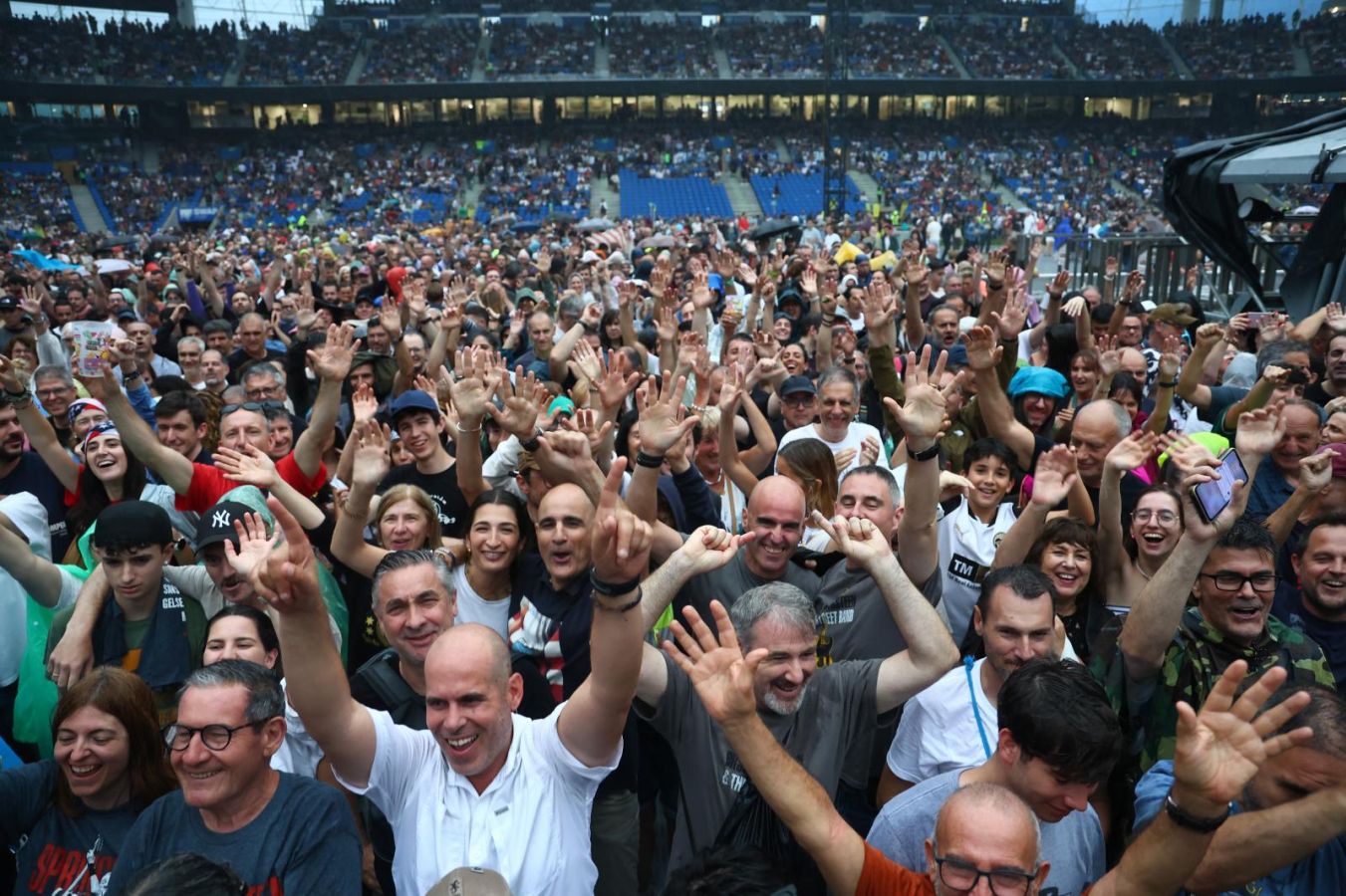 Anoeta se rinde al show de Bruce Springsteen