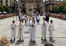 La llegada a la plaza estuvo llena de emoción.