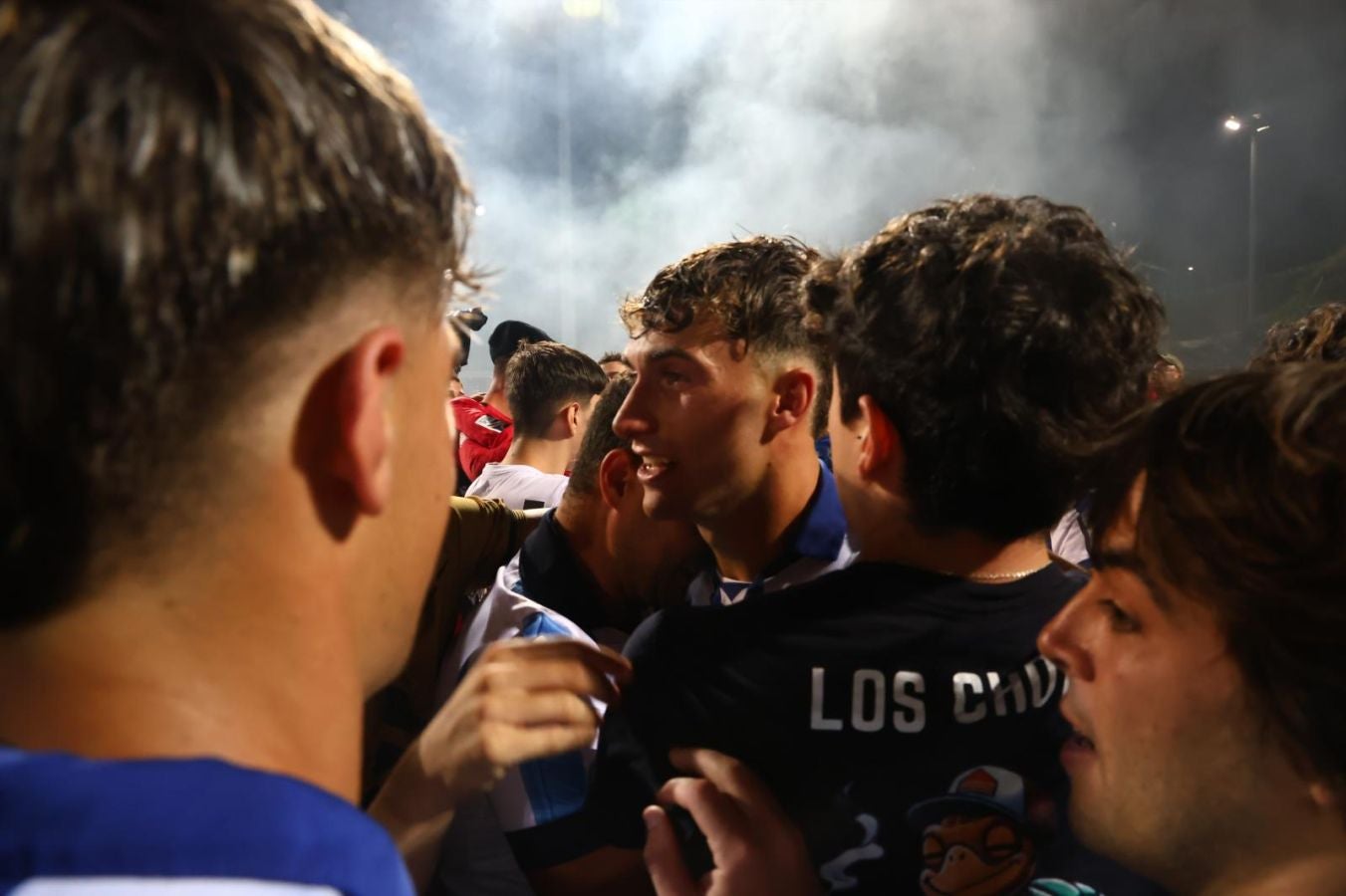 Explosión de júbilo en Zubieta tras el ascenso del Sanse
