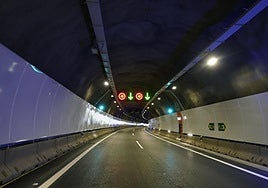 Túnel de Gorosmendi antes de su reapertura.