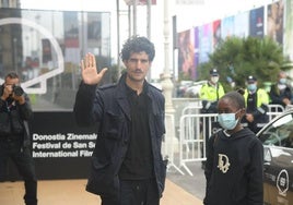 El actor Louis Garrel en su visita al Festival de Cine de San Sebastián, en 2021.