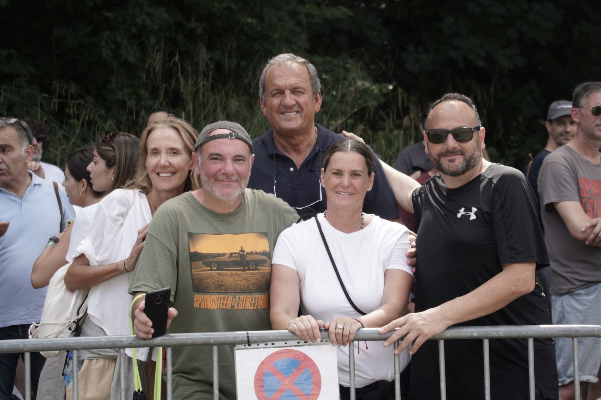 Gran ambiente en las horas previas al concierto de Bruce Springsteen