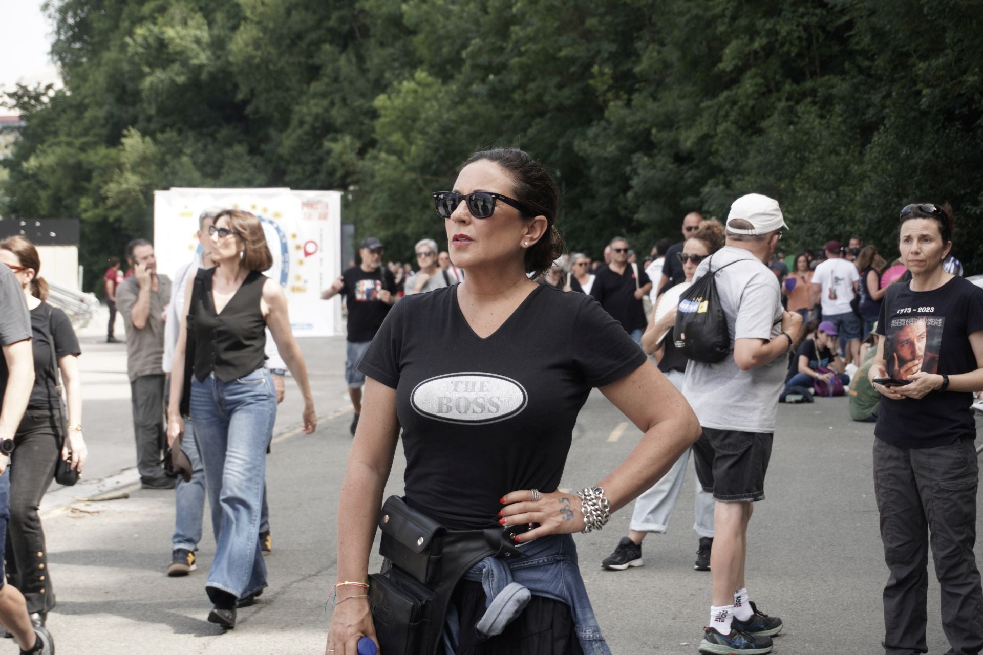 Gran ambiente en las horas previas al concierto de Bruce Springsteen
